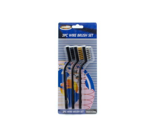 3PC METAL BRUSH SET